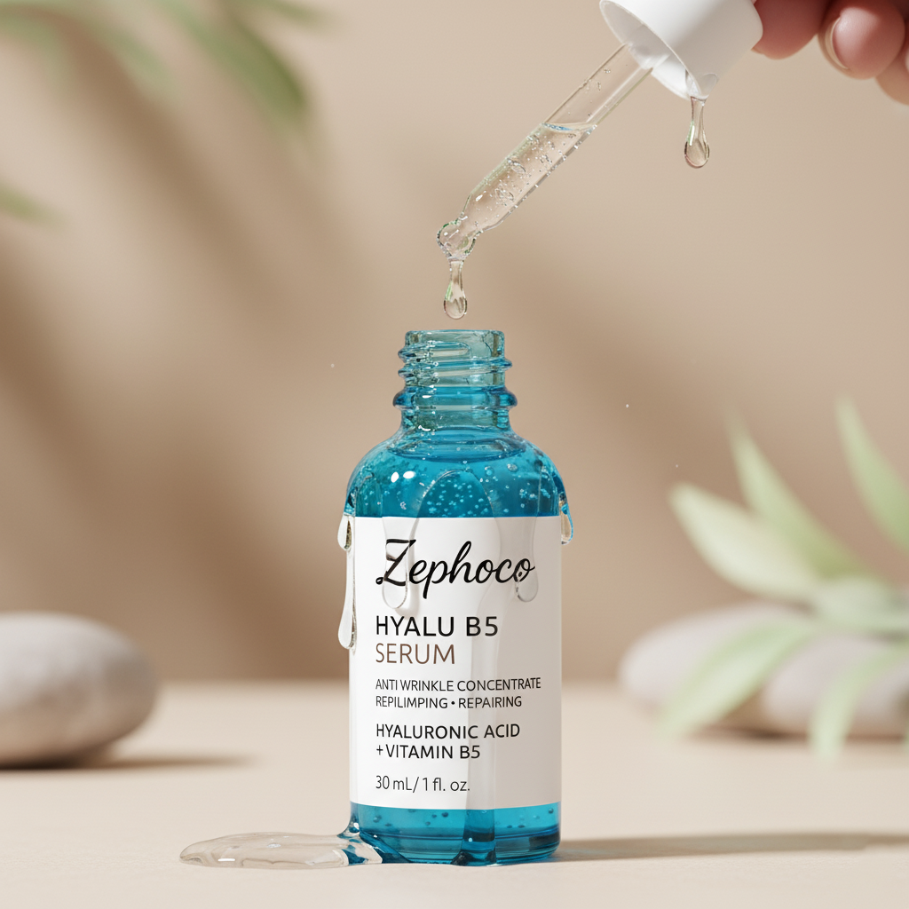 Zephoco HYALU B5 Serum - Anti-Wrinkle Concentrate with Hyaluronic Acid & Vitamin B5