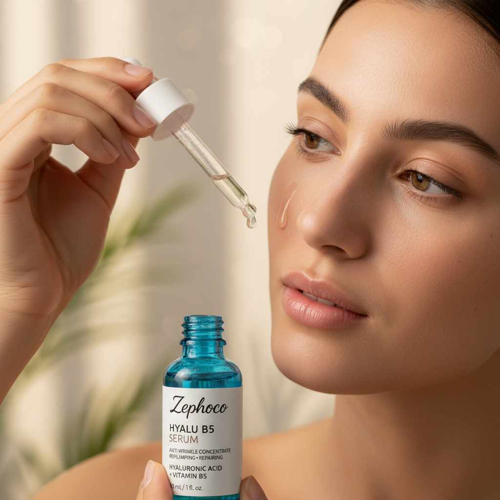 Zephoco HYALU B5 Serum - Anti-Wrinkle Concentrate with Hyaluronic Acid & Vitamin B5