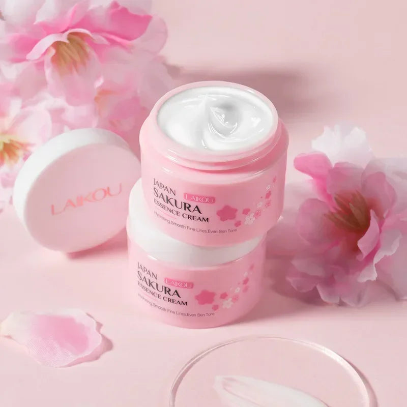 LAIKOU Japan Sakura Face Cream Smoothing Moisturizer Whitening